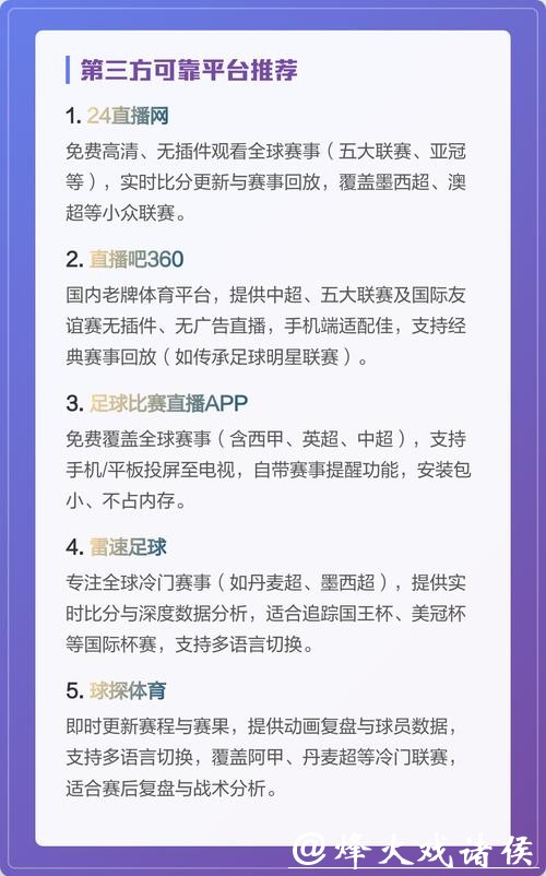 免费高清世界杯直播在线观看平台推荐